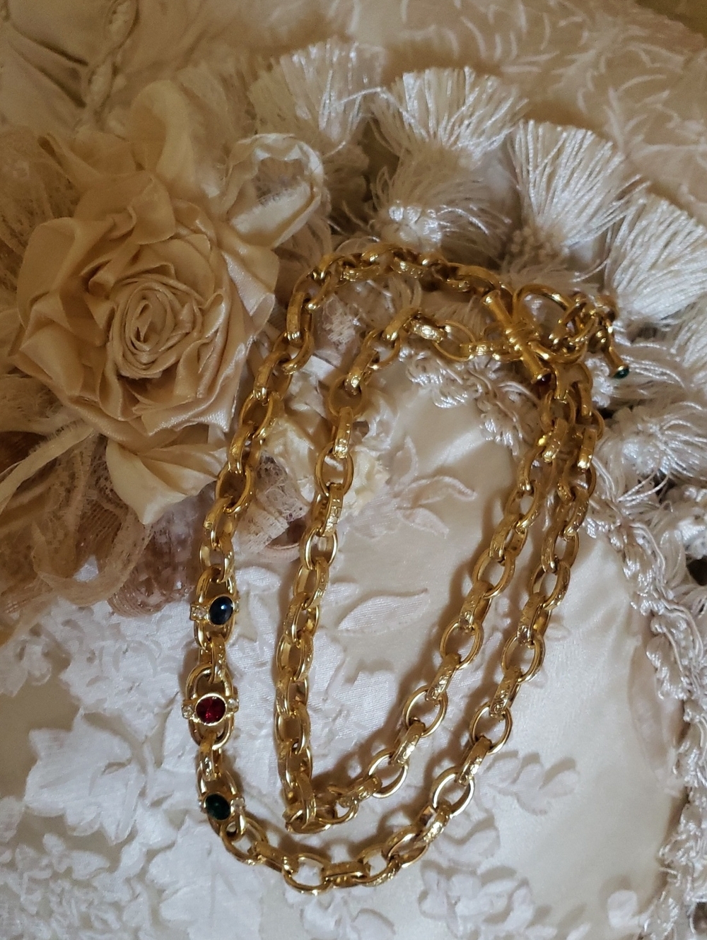 NWOT, Vintage Goldtone Chain Necklace